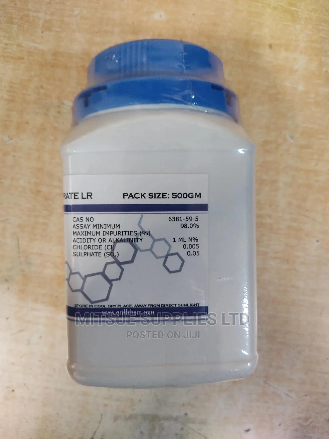 Sodium Potassium Tartarate 500G