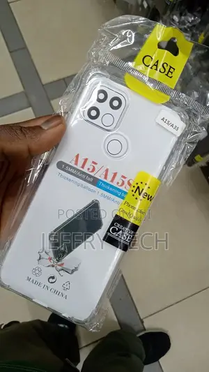 Oppo A35 Clear Tranparent Phone Case With Free Tempered Glas
