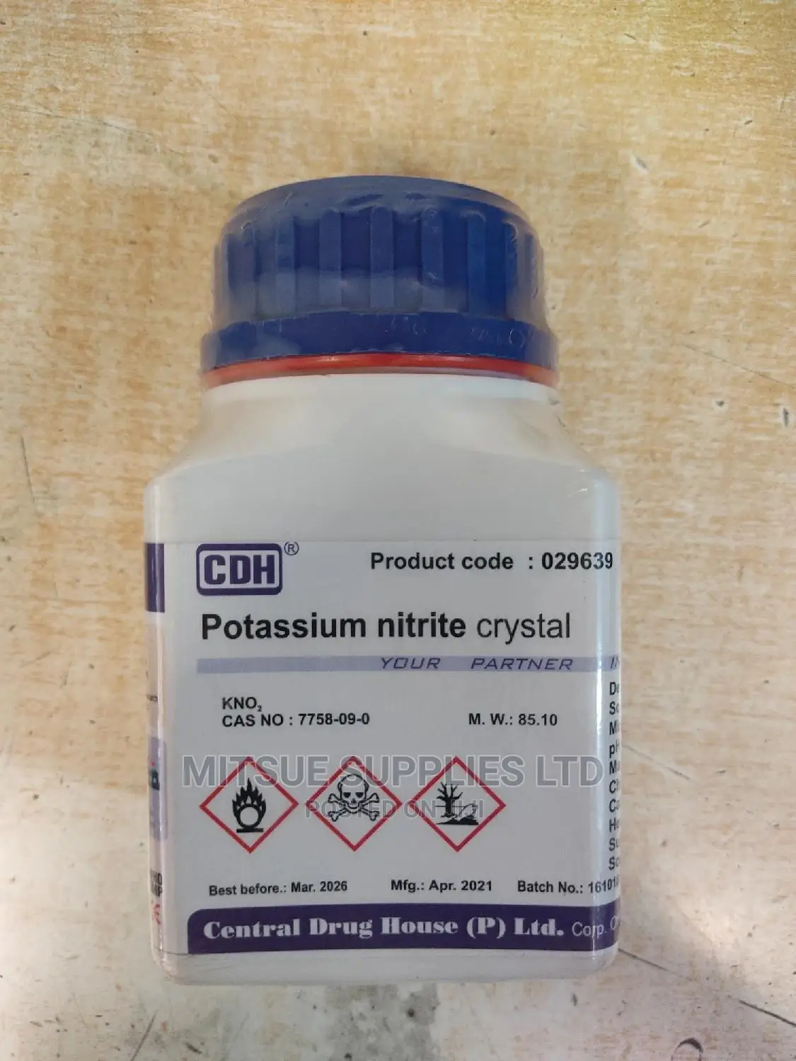 Potassium Nitrite Crystal 500G