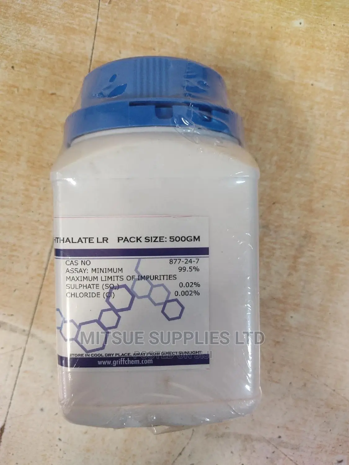 Potassium Hydrogen Phthalate LR 500G