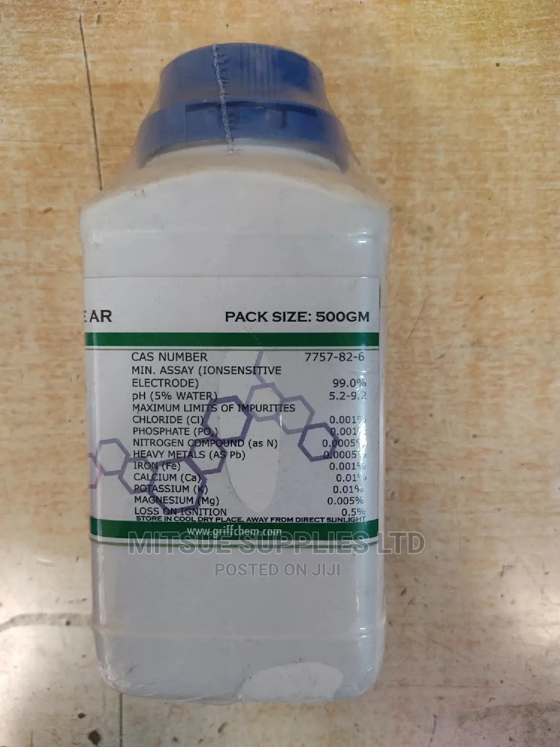 Sodium Sulphate Anhydrous AR 500G