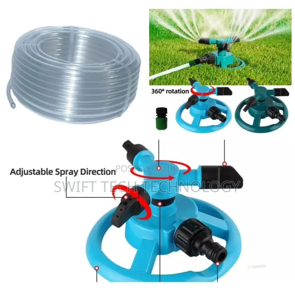 Hose Pipe With Water Sprinkler