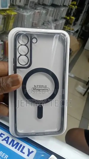 Clear Back for Samsung Galaxy S22 Plus Case, Magnetic Phone