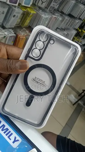 Clear Back for Samsung Galaxy S22 Plus Case, Magnetic Phone