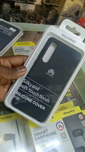 HUAWEI Silicone Car Case Back Cover Huawei P30 Black