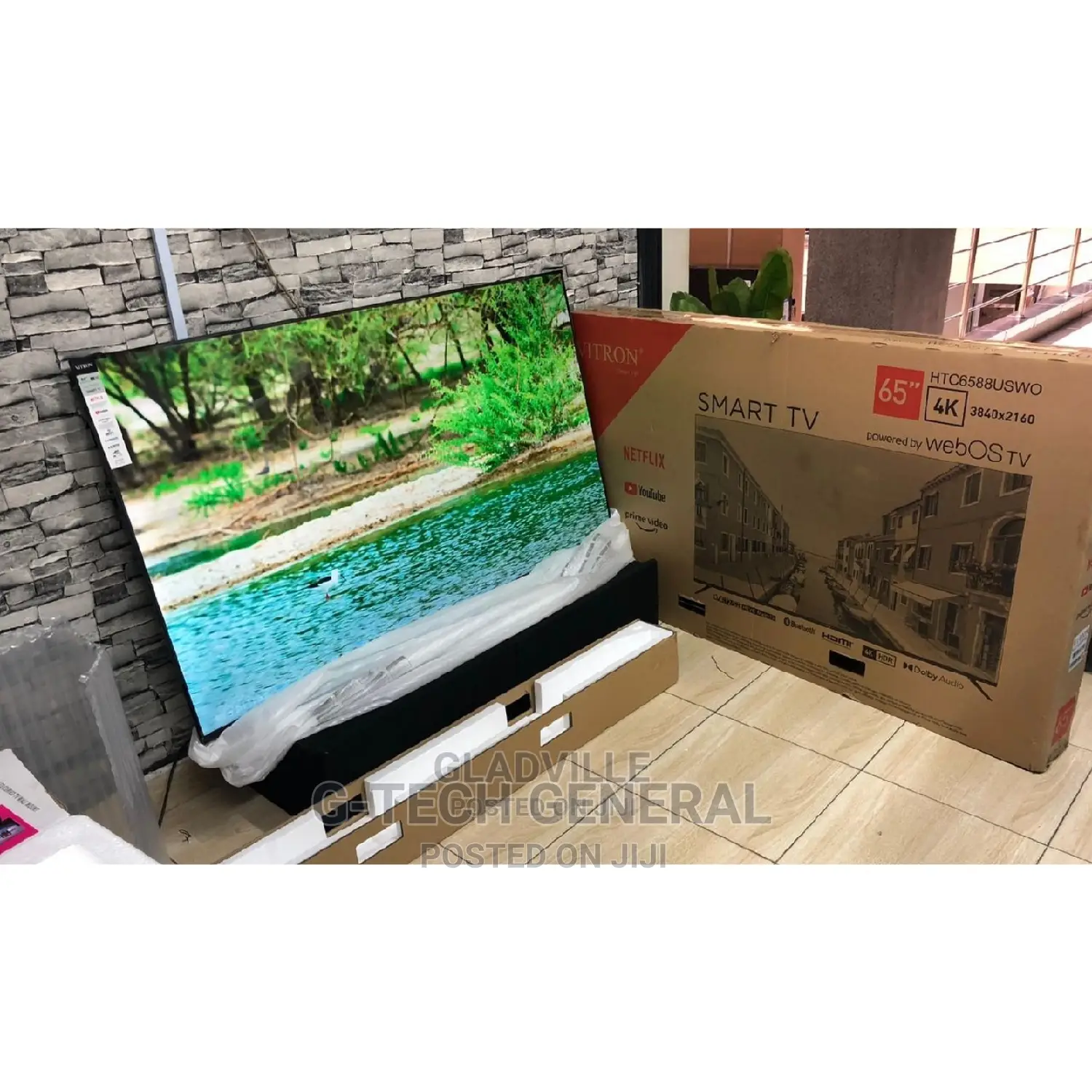 Vitron 65 Inch Webos Frameless Uhd Tv, Youtube, Netflix