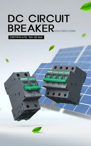 Dc Circuit Breakers MCB Single Double Pole