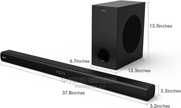 Hisense 200w Wireless Soundbar, 2.1ch, Thumping Bass-hs218 - thumbnail 2