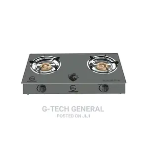 Eurochef QUALITY Table Top Glass Top Two Burner Gas Cooker