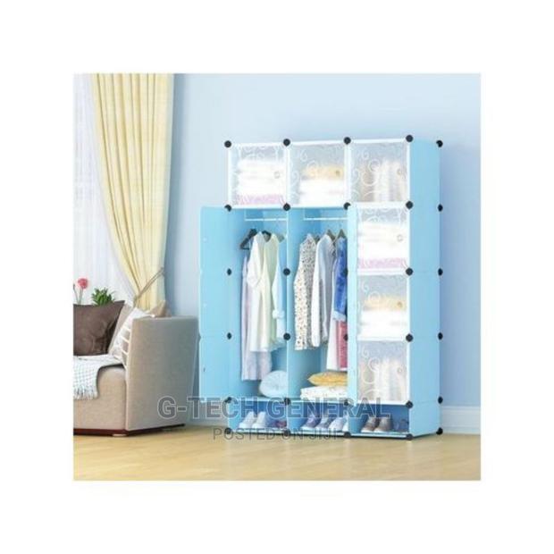 Tc Portable 3-Column Plastic Wardrobes-Multicolored - thumbnail 2