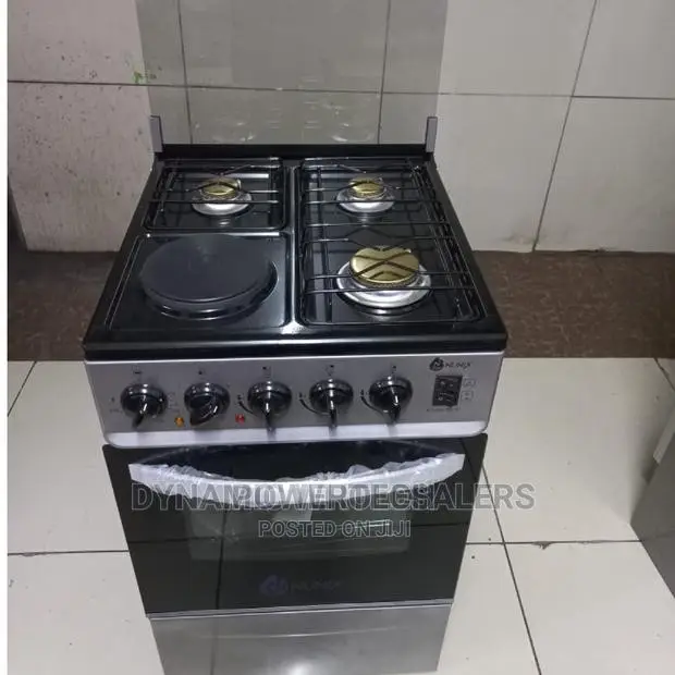 3+1 Standing Cooker With Electric Oven; Nunix