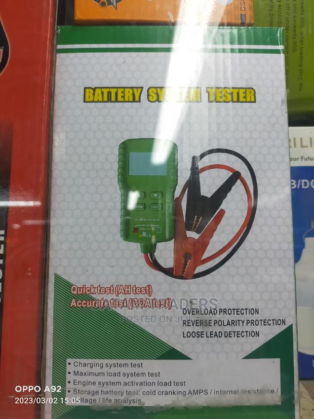 Battery System Tester - main view