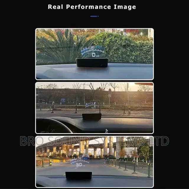 Car Speed Digital Meter Head Up Display via Obd