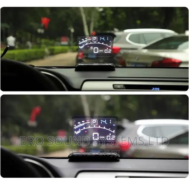 Car Speed Digital Meter Head Up Display via Obd - thumbnail 3