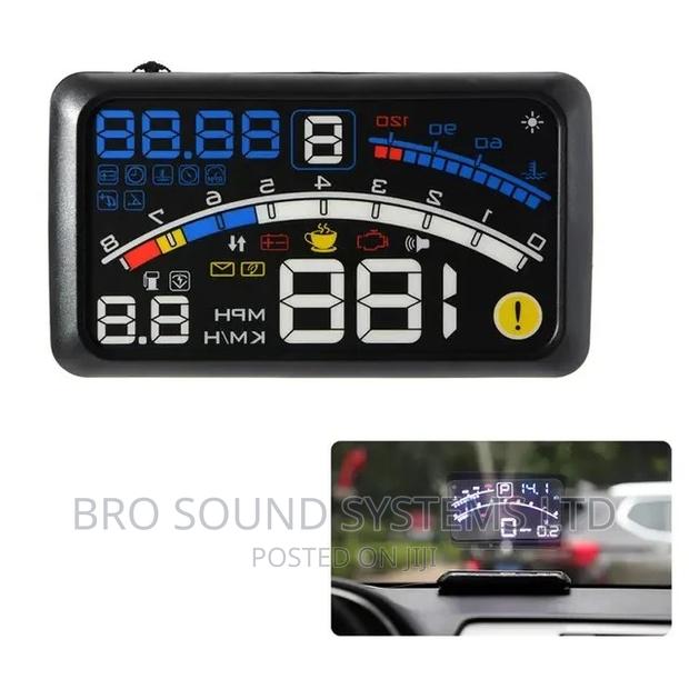 Car Speed Digital Meter Head Up Display via Obd - main view
