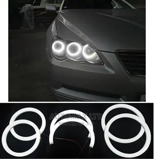 6 PCS Ultra Bright LED Angel Eye Rings. For Toyota Mark X.
