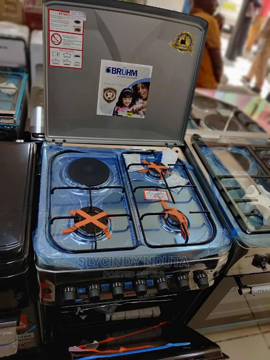 Bruhm Bg1-66m10rsn (60×60) Gas Cooker