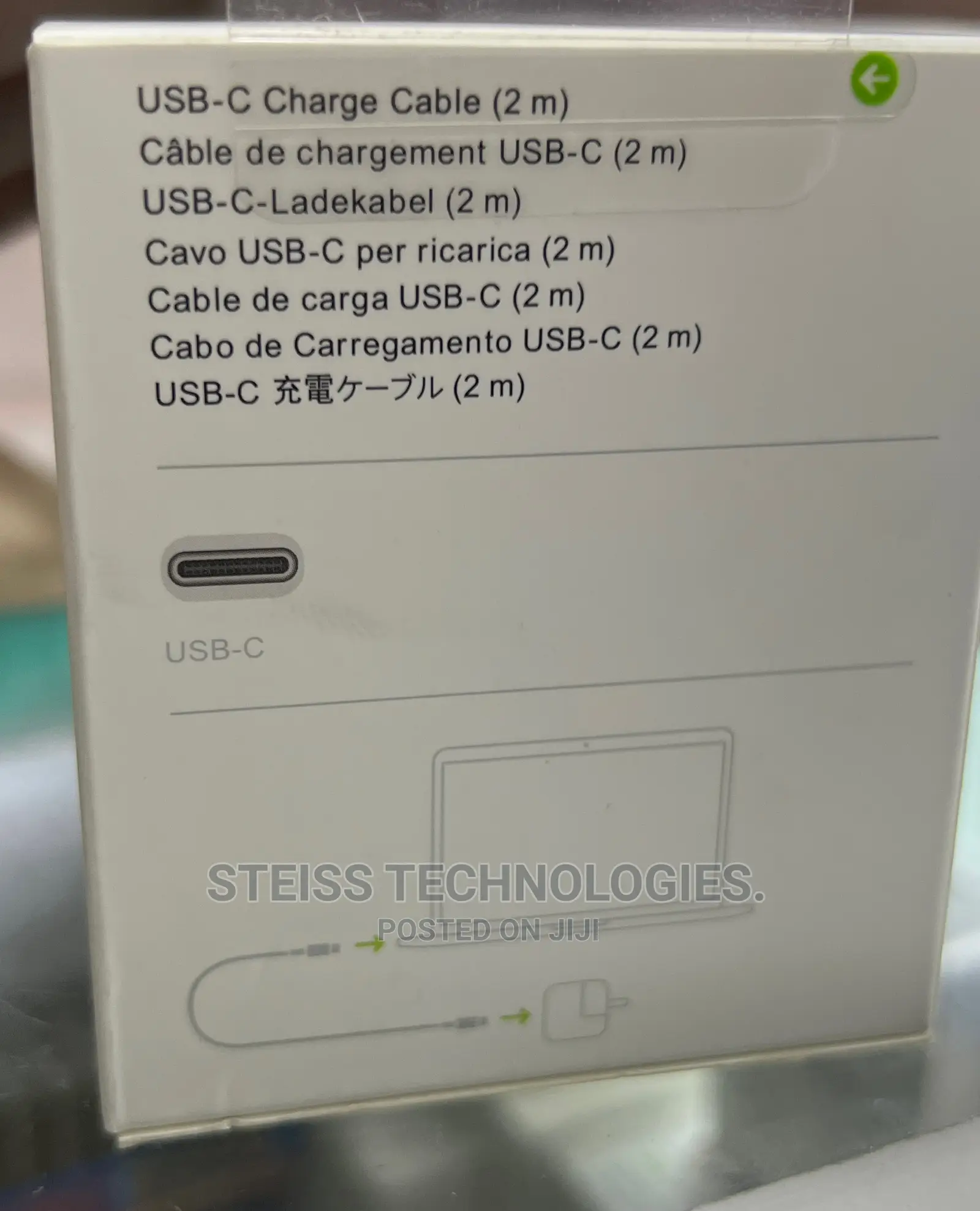 USB -C 2m Cables.