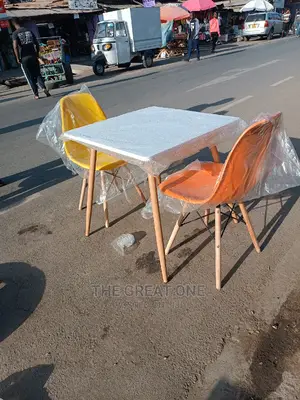 Eames Table and Two Chairs