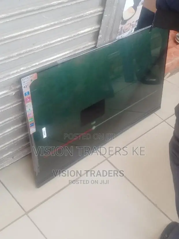Vitron 43 Inches Frameless Smart Tv✓✓