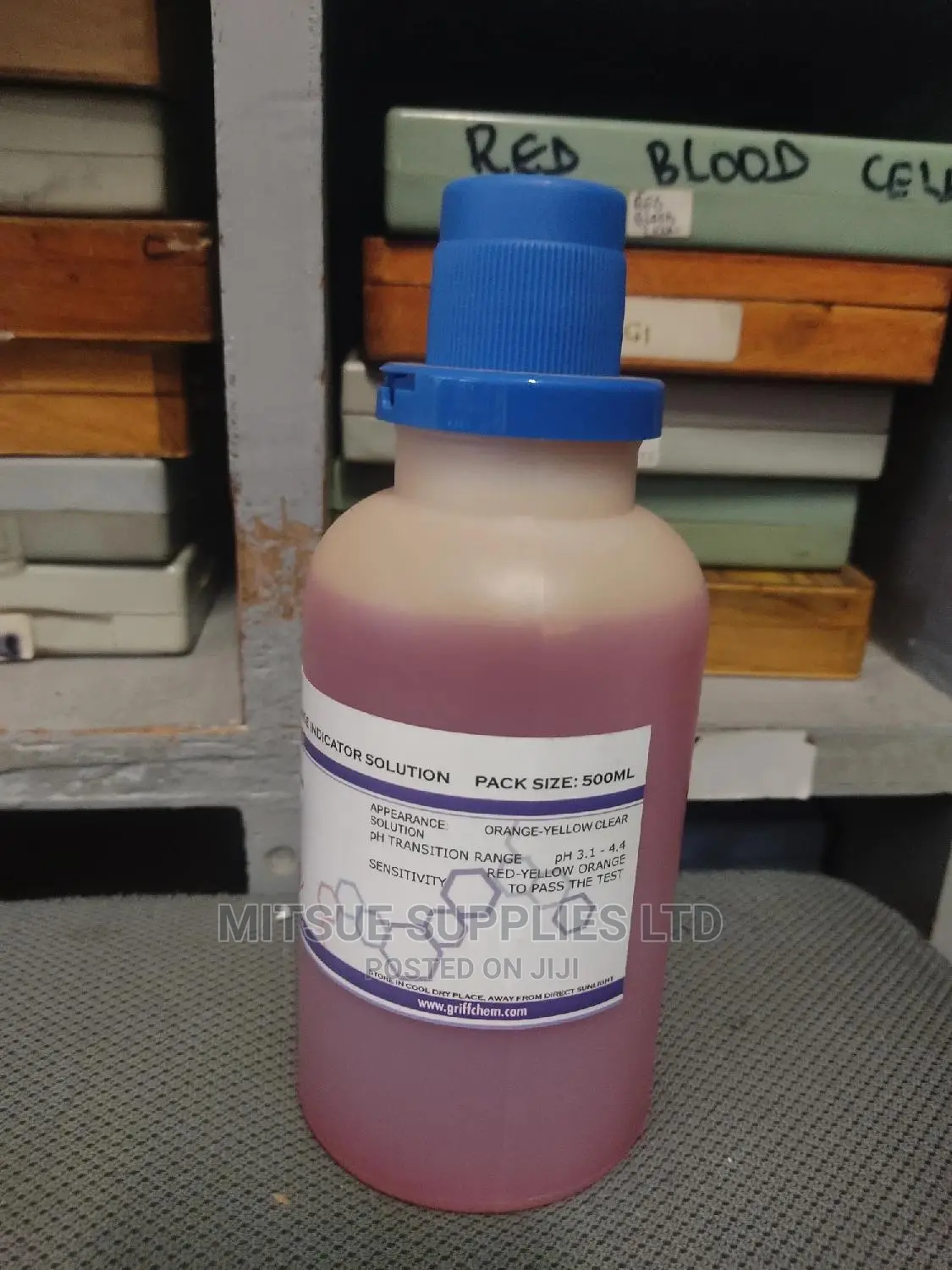 Methyl Orange Indicator Solution 500ml