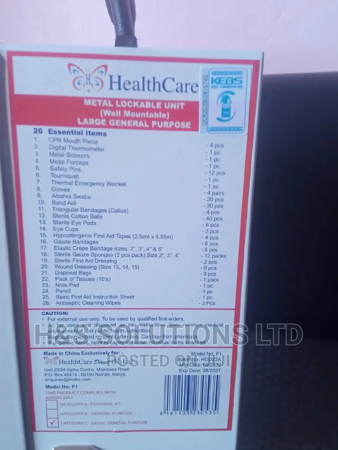 Occupational First Aid Kit