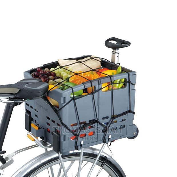 Elastic Bungee Cord Cargo Net With Metal Hooks For Bicycle, - thumbnail 5
