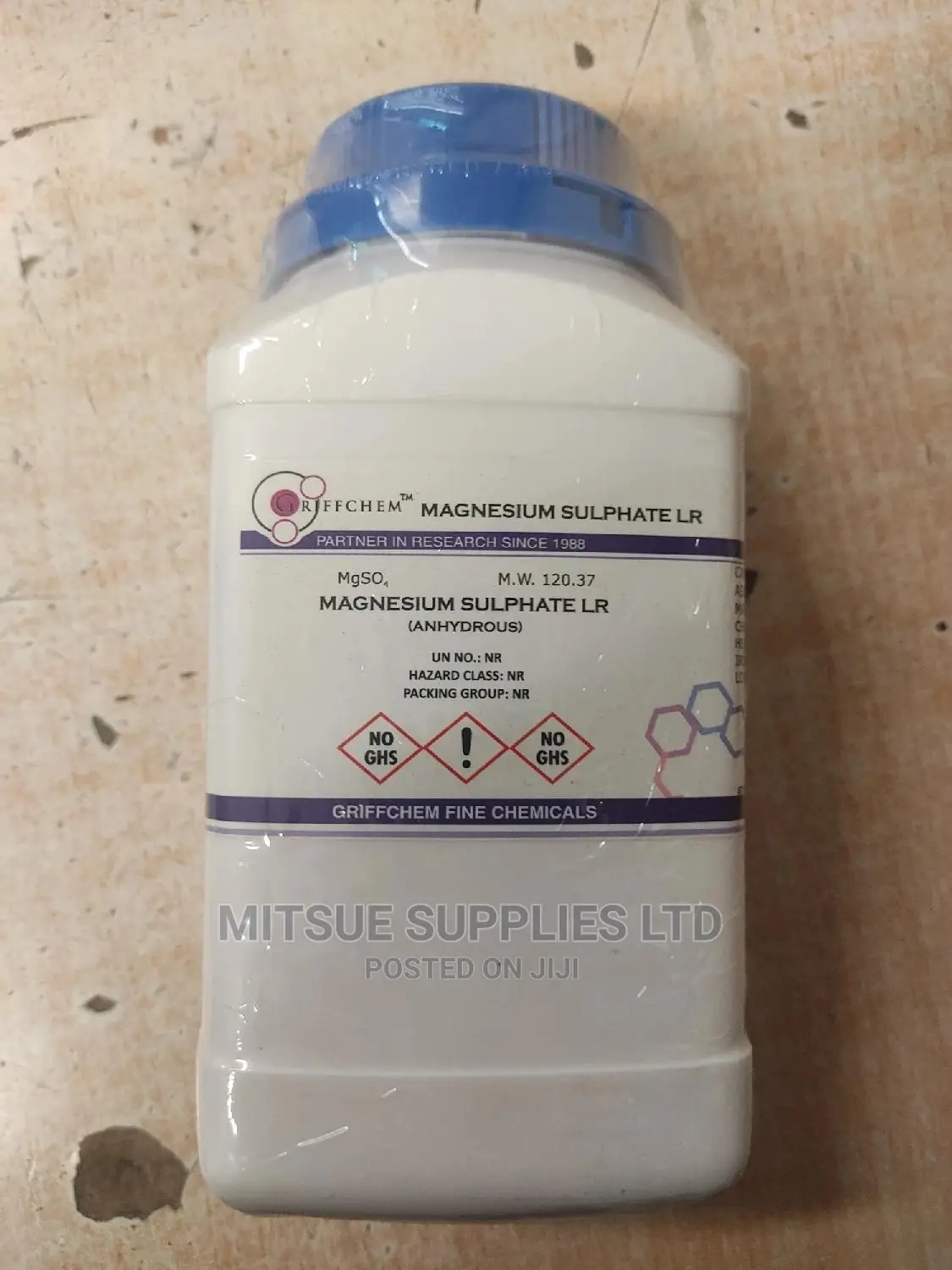 Magnesium Sulphate Anhydrous LR 500G