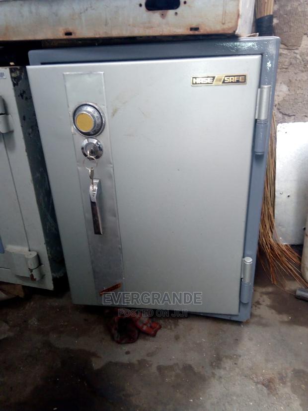 Fire Resistant Safe With Key and Combination Number. - main view