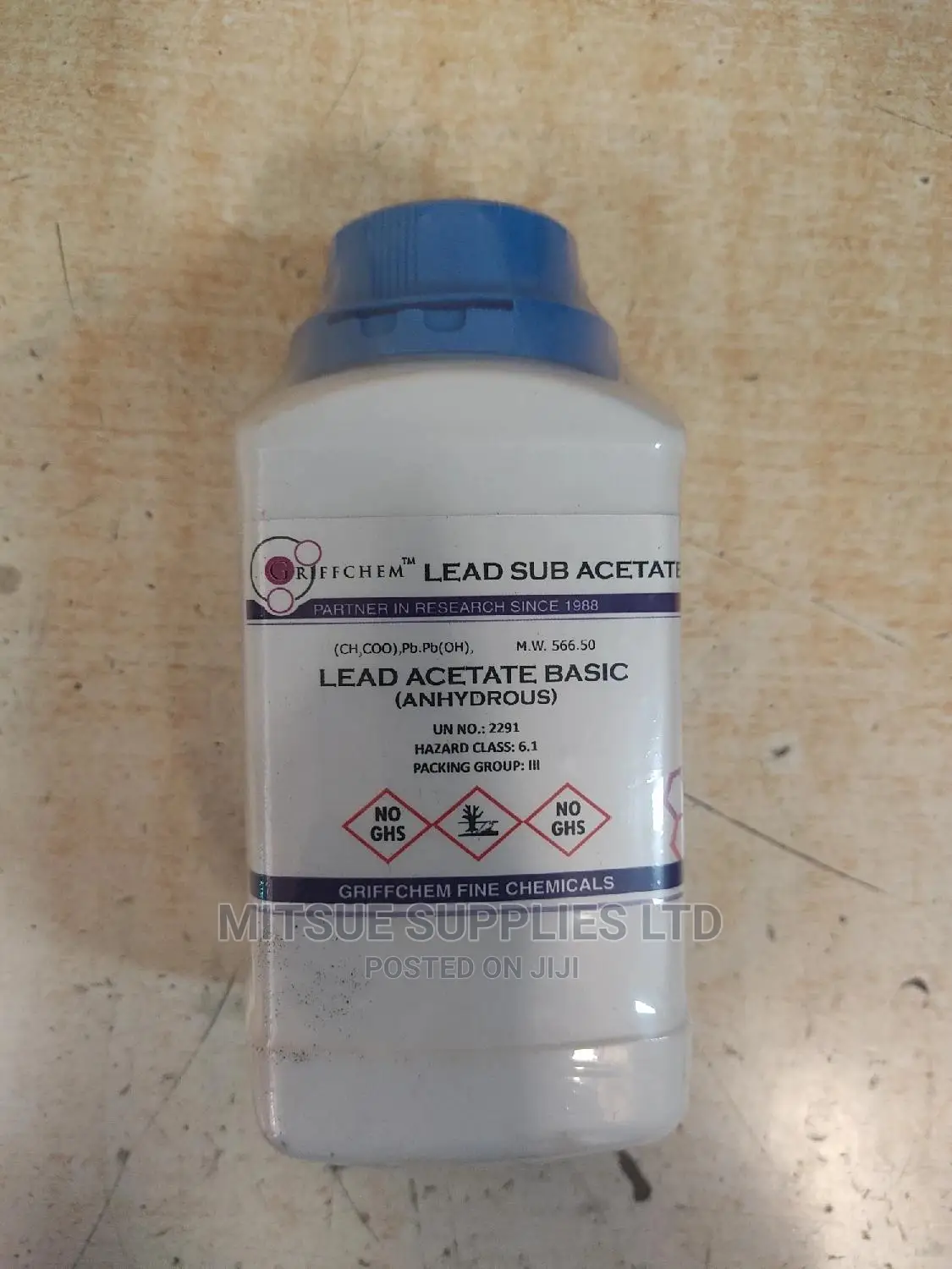 Lead Sub Acetate Anhydrous LR 500G