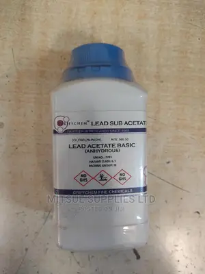 Lead Sub Acetate Anhydrous LR 500G