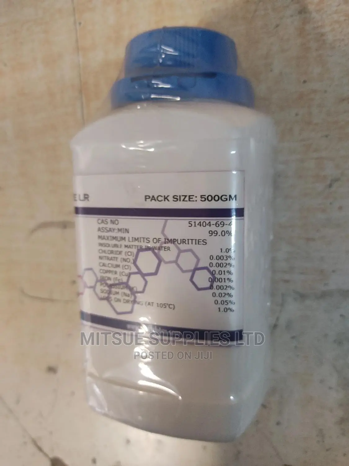 Lead Sub Acetate Anhydrous LR 500G