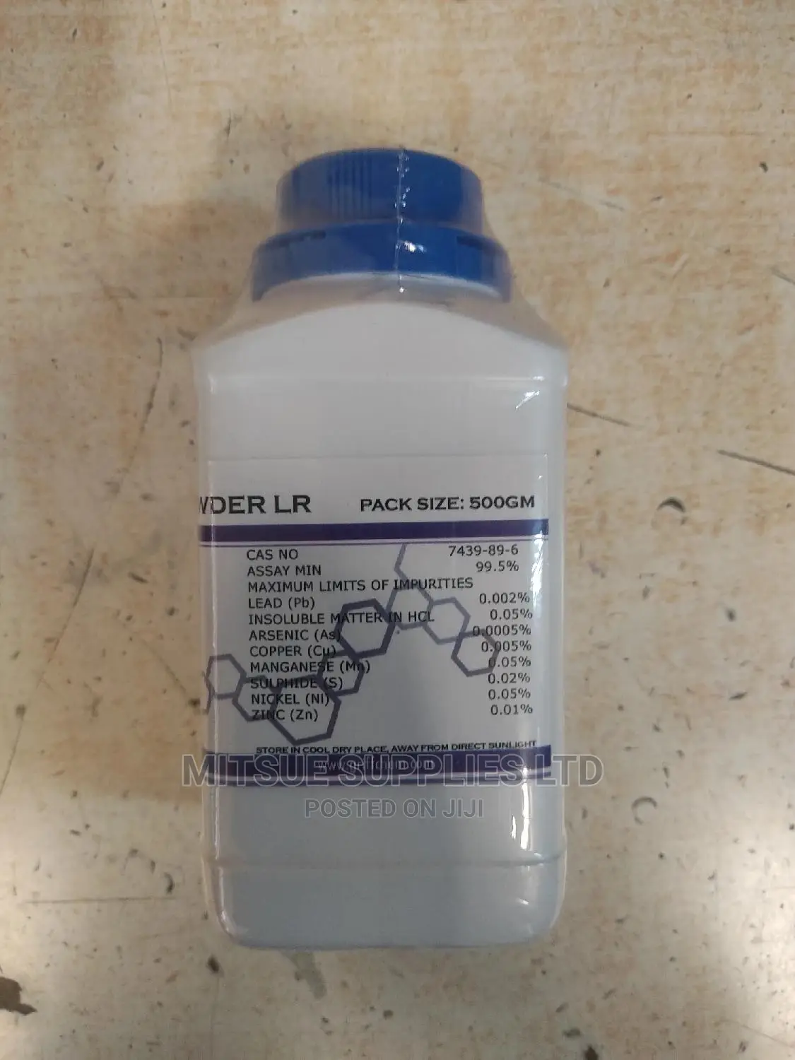 Iron Metal Powder 500G