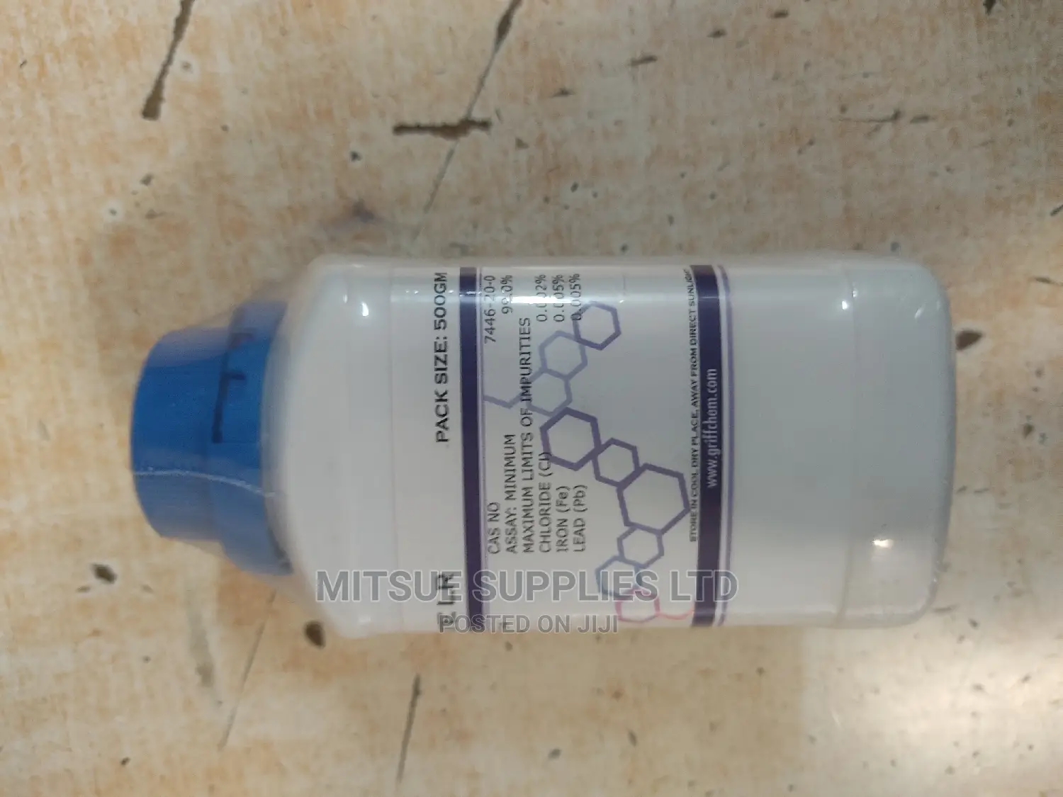 Zinc Sulphate Heptahydrate Purified 500G