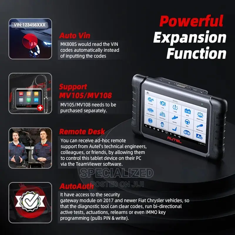 Autel Maxicom Mk808s Vehicle Diagnosis Machine Latest