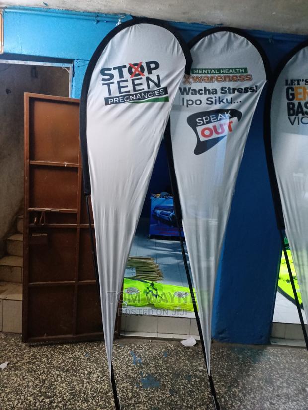 Teardrop Banners Double Sided, 3.5m