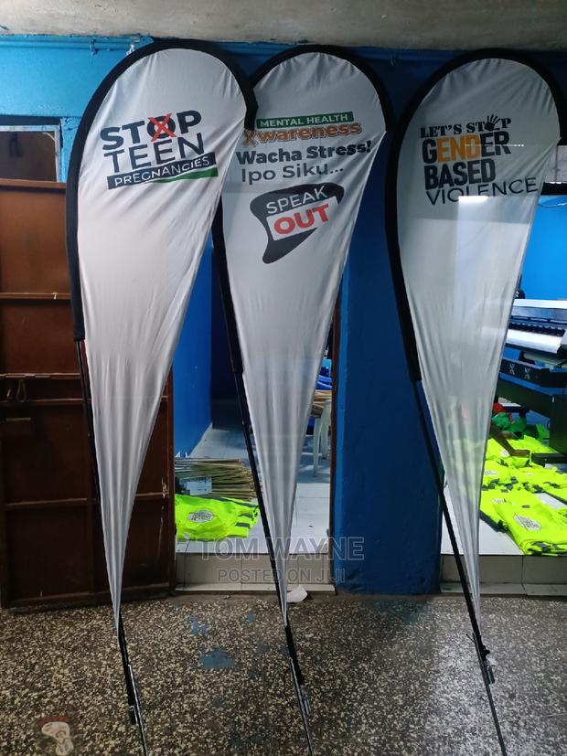 Outdoor Teardrop Flag Banner - thumbnail 2