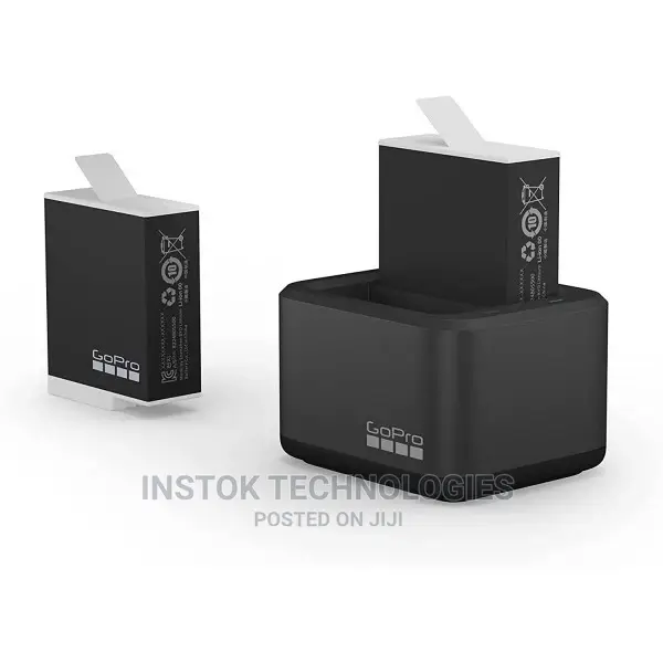 Gopro Dual-Battery Charger With Two Enduro Batteries for Her