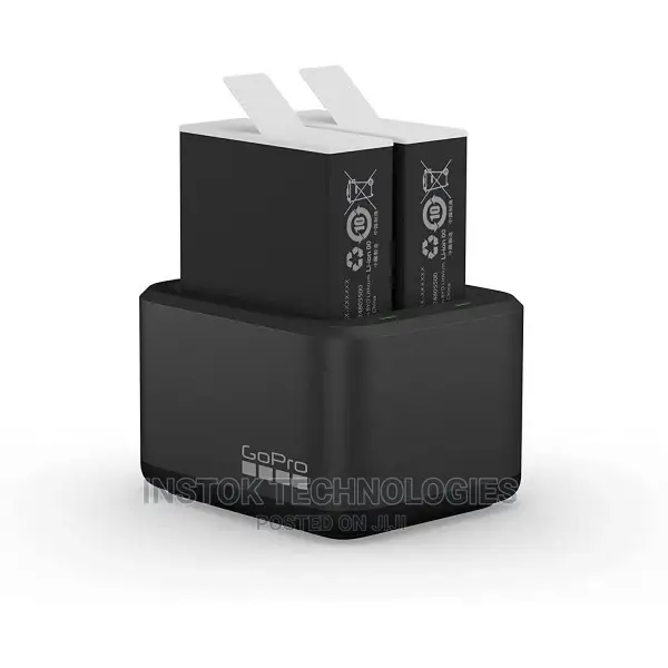 Gopro Dual-Battery Charger With Two Enduro Batteries for Her