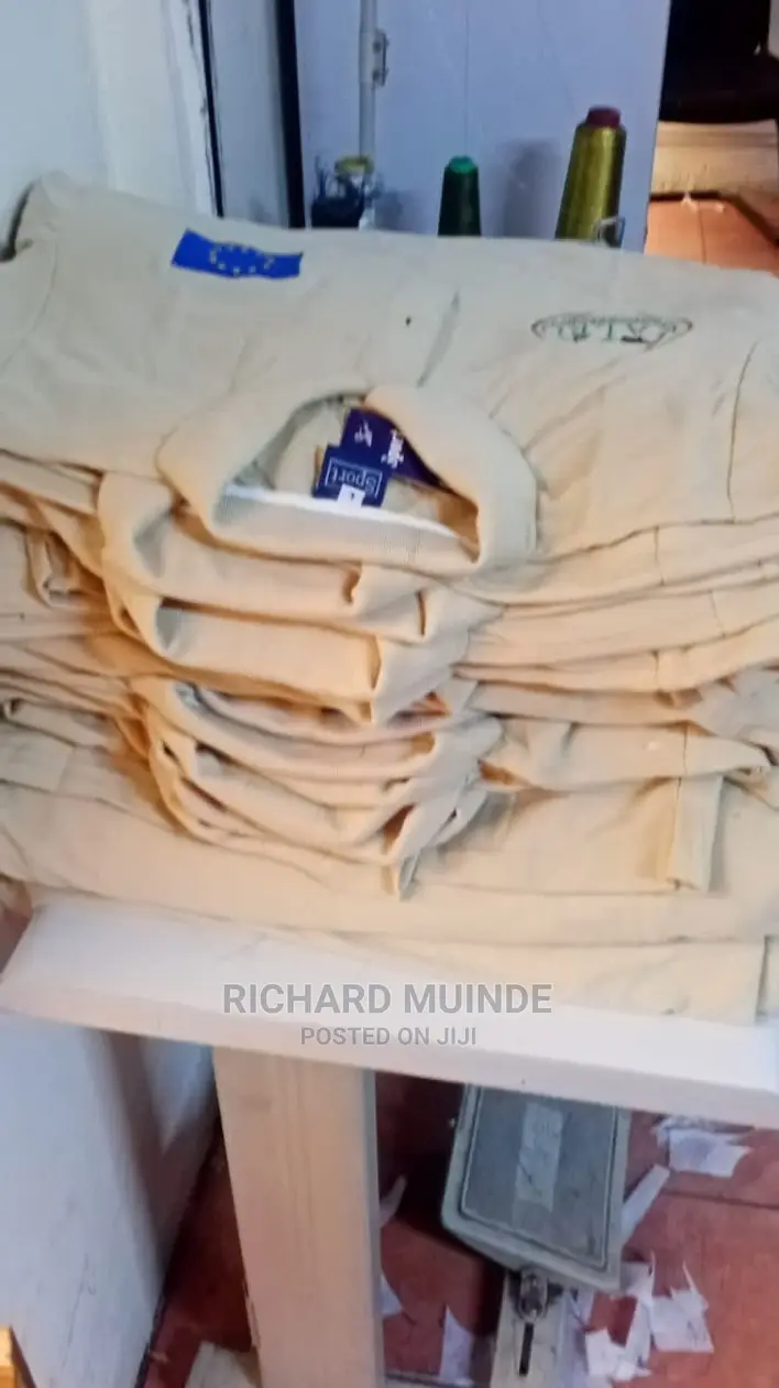 Plain and Branded Khaki Polo and T-Shirts, Hoodies