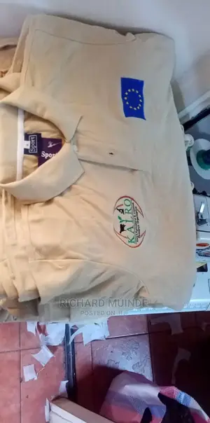 Plain and Branded Khaki Polo and T-Shirts, Hoodies