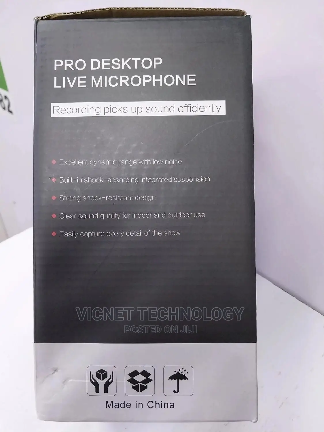 PRO Desktop Podcast Live Microphone With Vol, Mute and Echo