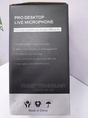 PRO Desktop Podcast Live Microphone With Vol, Mute and Echo
