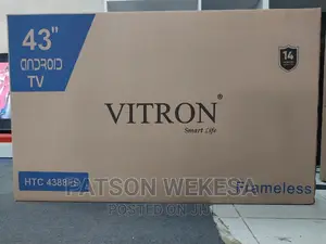 Vitron 43 Inches Smart Android Frameless Tv Htc4388fs