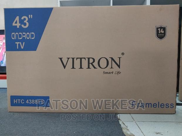 Vitron 43 Inches Smart Android Frameless Tv Htc4388fs - thumbnail 2