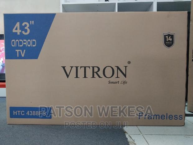 Vitron 43 Inches Smart Android Frameless Tv Htc4388fs - thumbnail 3