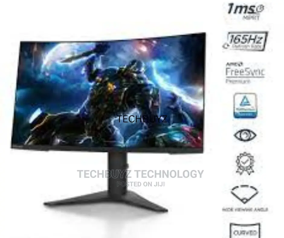 Lenovo G32qc-10 31.5" Curved Gaming Monitor, 2560x1440, 16:9