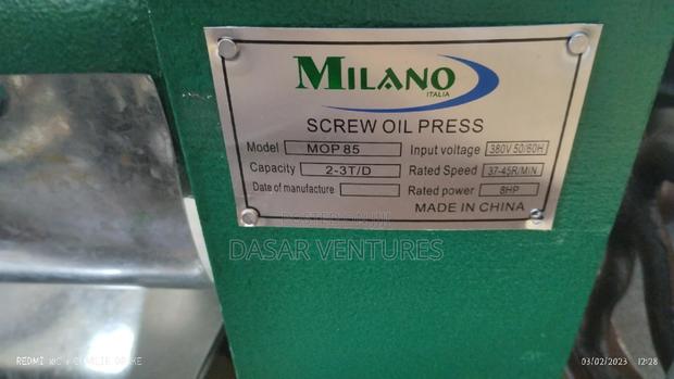 Screw Oil Press MOP 85 - thumbnail 2