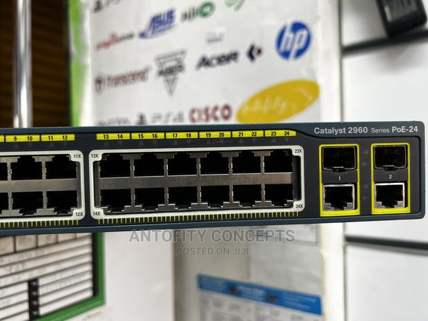 Cisco Catalyst 2960 24 Port Poe Ethernet Switch 2960-24pc/L - thumbnail 3