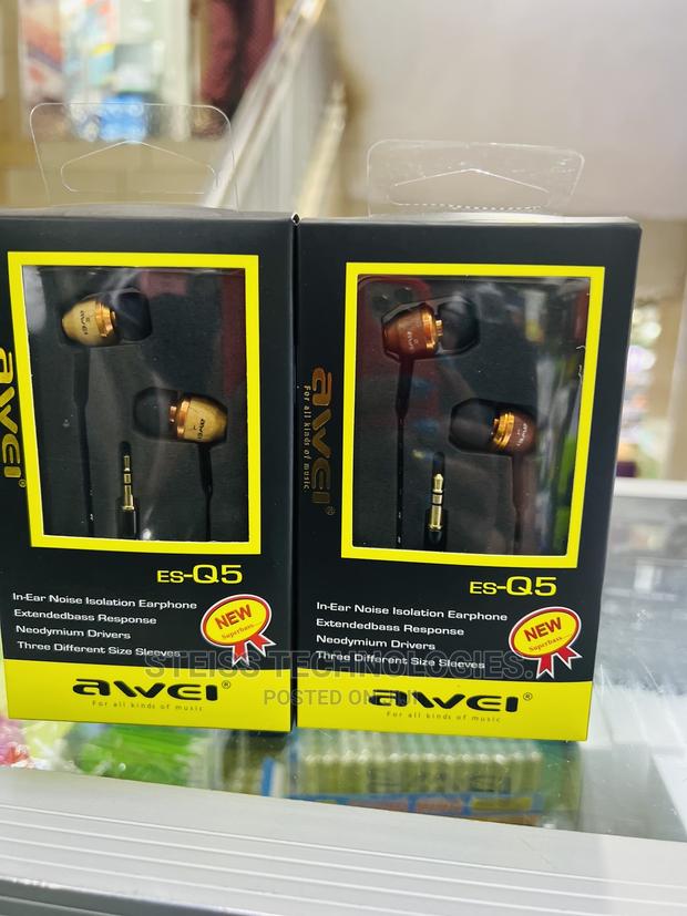 Awei Q5 Wired Earphones. - thumbnail 2